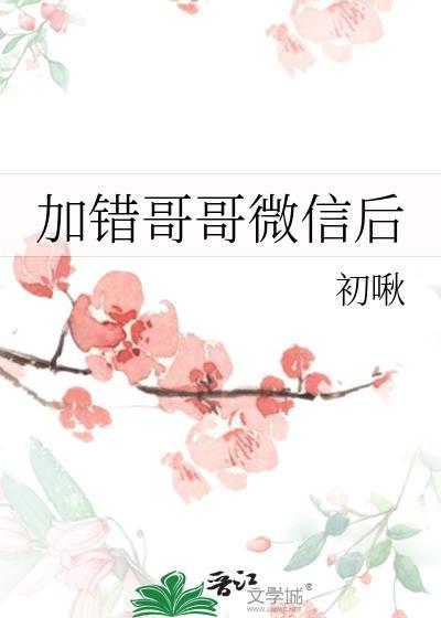 加错哥哥微信后作者初啾